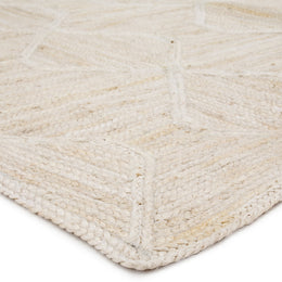 Jaipur Living Sisal Bow Natural Trellis Ivory/ Beige Square Area Rug