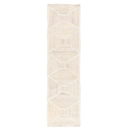 Jaipur Living Sisal Bow Natural Trellis Ivory/ Beige Runner Rug