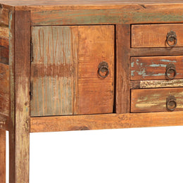 Journee 40" Distressed Painted Reclaimed Hardwood Storage Console