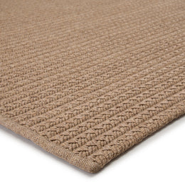 Jaipur Living Iver Indoor/ Outdoor Solid Tan Area Rug