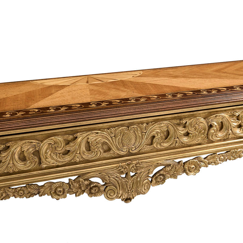 Louis IV Style Narrow Gilded Console