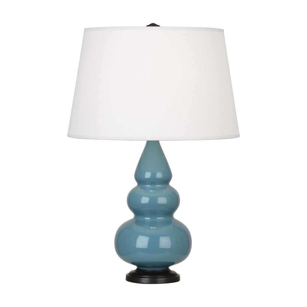 Steel Blue Small Triple Gourd Accent Lamp-Style Number OB31X