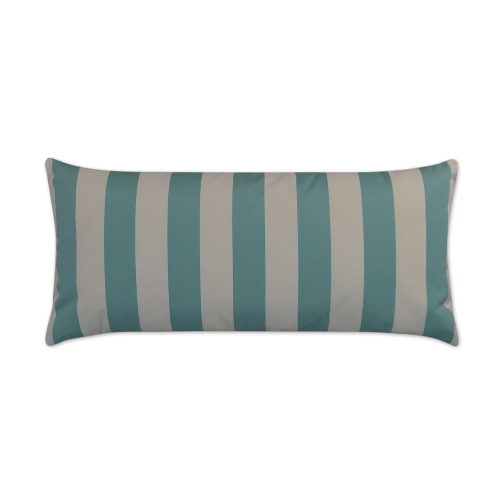 Cafe Stripe Lumbar Outdoor Pillow