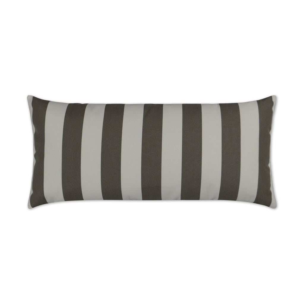 Cafe Stripe Lumbar Outdoor Pillow