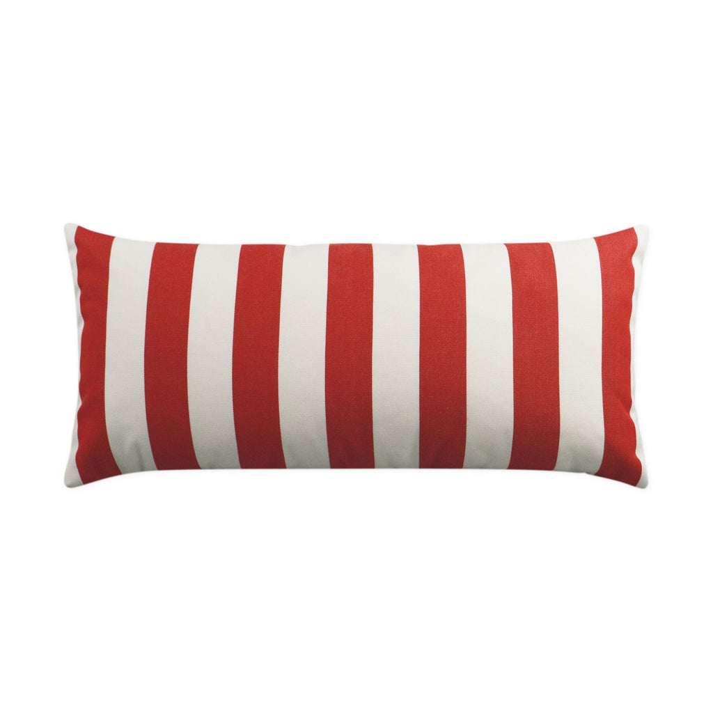 Cafe Stripe Lumbar Outdoor Pillow