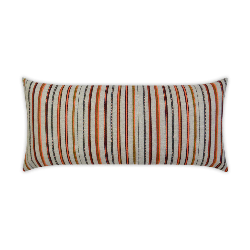 Outdoor Cullen Lumbar Pillow - Garnet