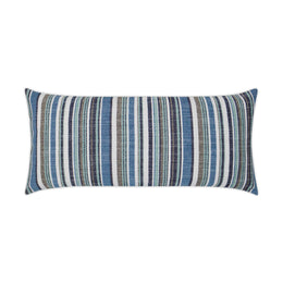 Fancy Stripe Lumbar Outdoor Pillow