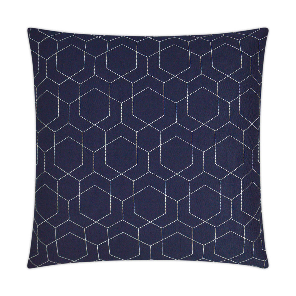 Hex Quilt Outdoor Pillow