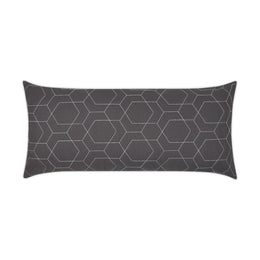 Hex Quilt Lumbar Outdoor Pillow