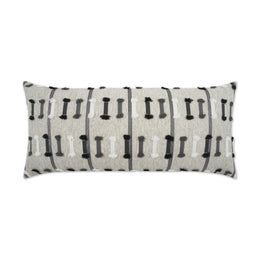 Tassel Stripe Lumbar Outdoor Pillow