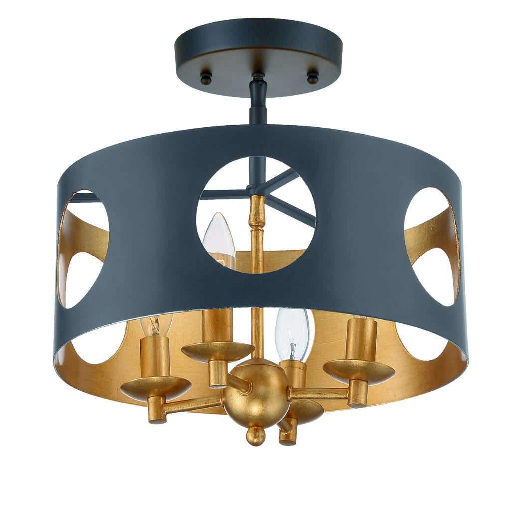 Odelle 4 Light Semi Flush