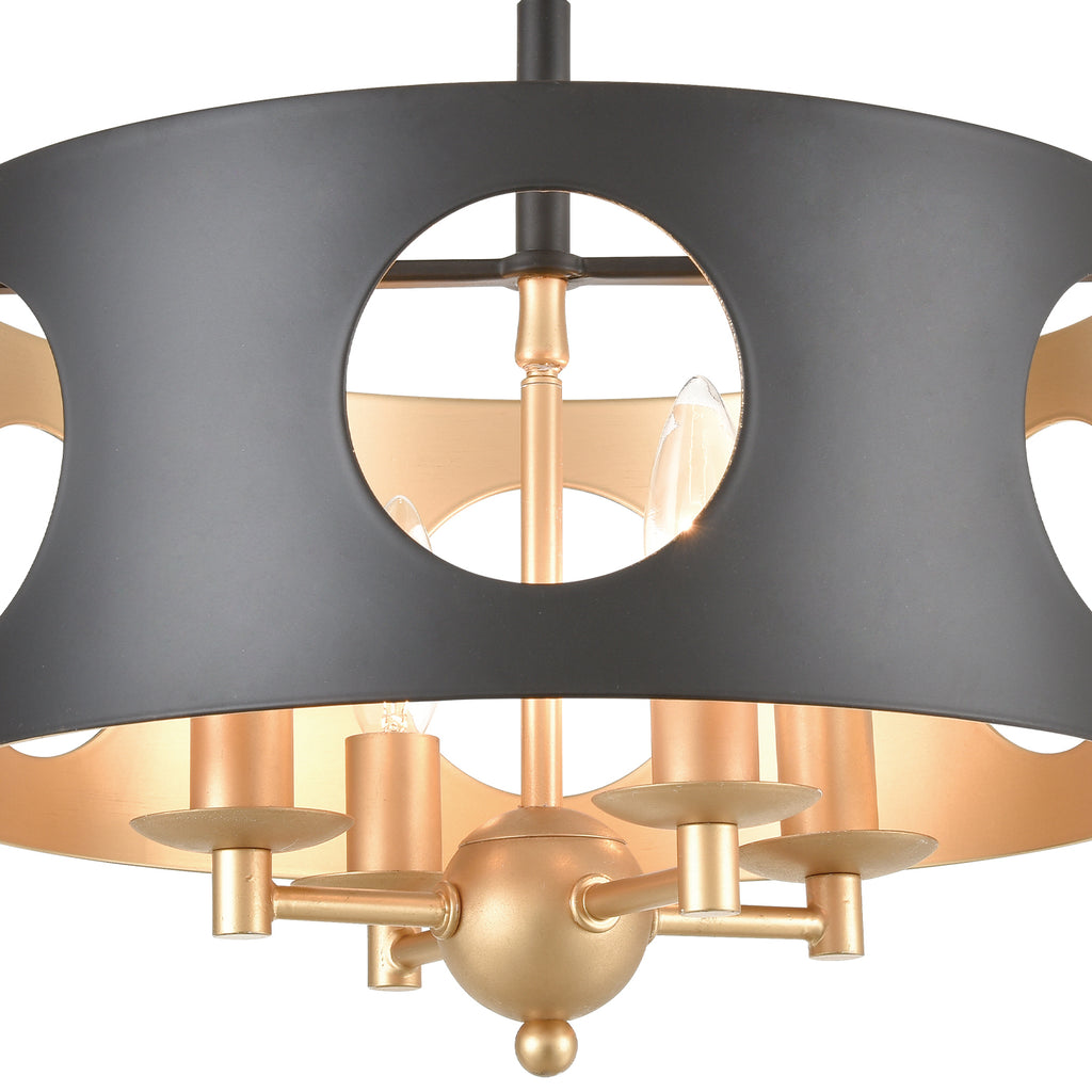 Odelle 4 Light Semi Flush