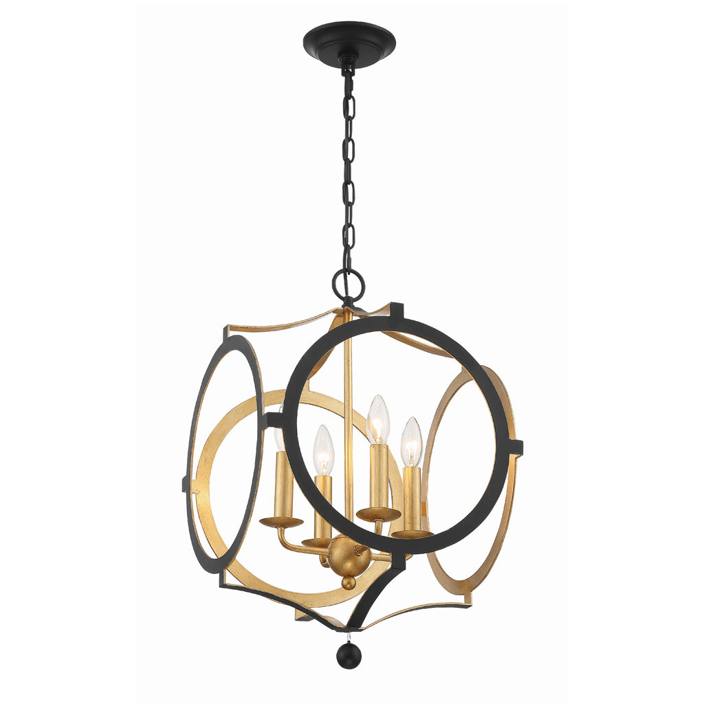 Odelle 4 Light Lantern Chandelier