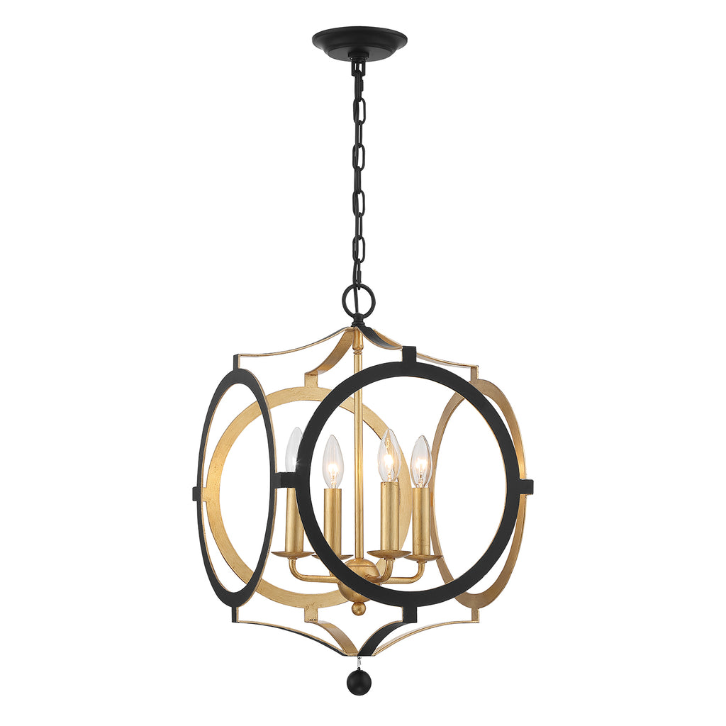 Odelle 4 Light Lantern Chandelier