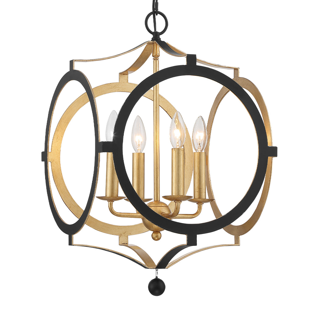 Odelle 4 Light Lantern Chandelier