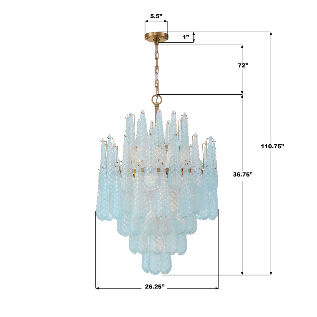 Ollie 16 Light Chandelier