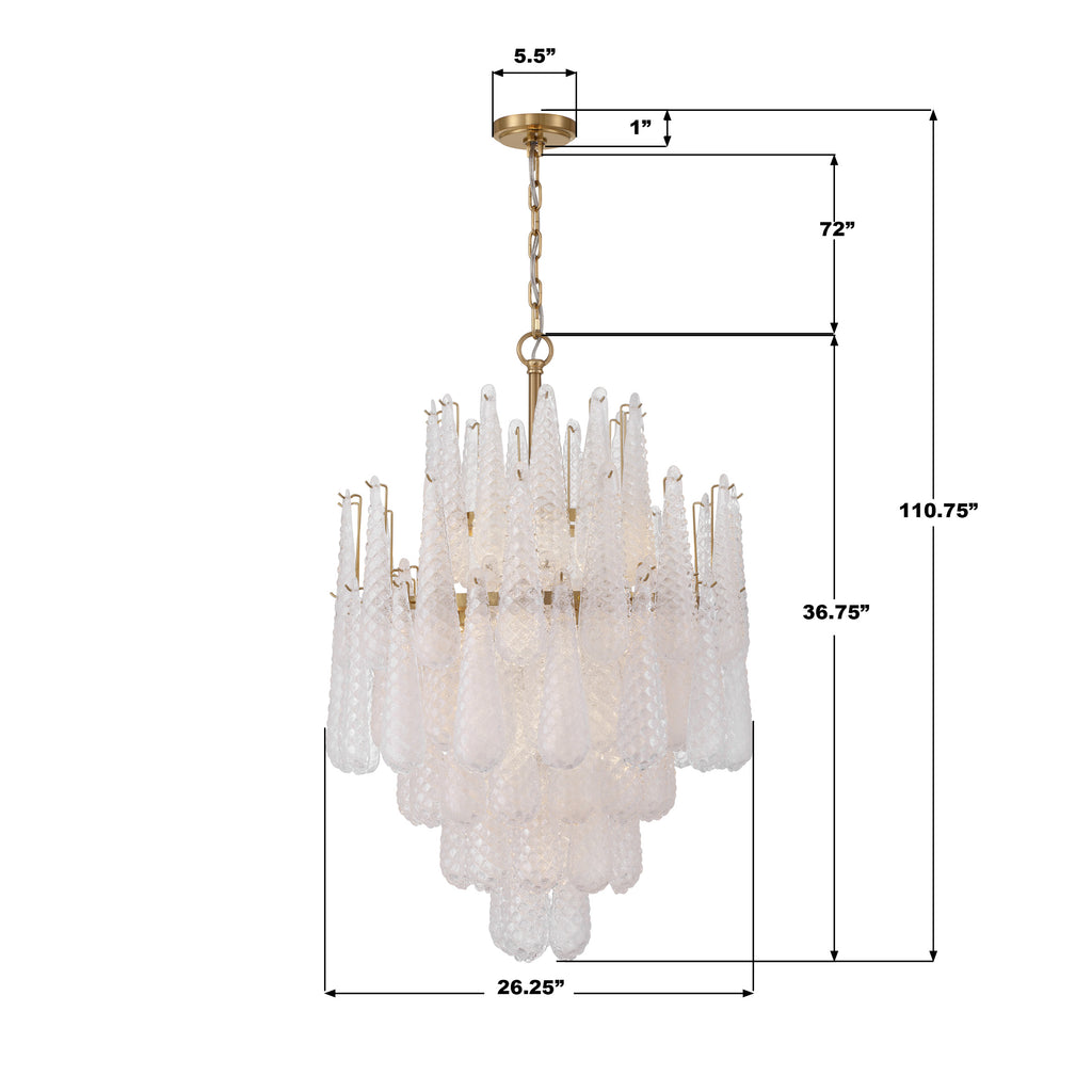 Ollie 16 Light Chandelier