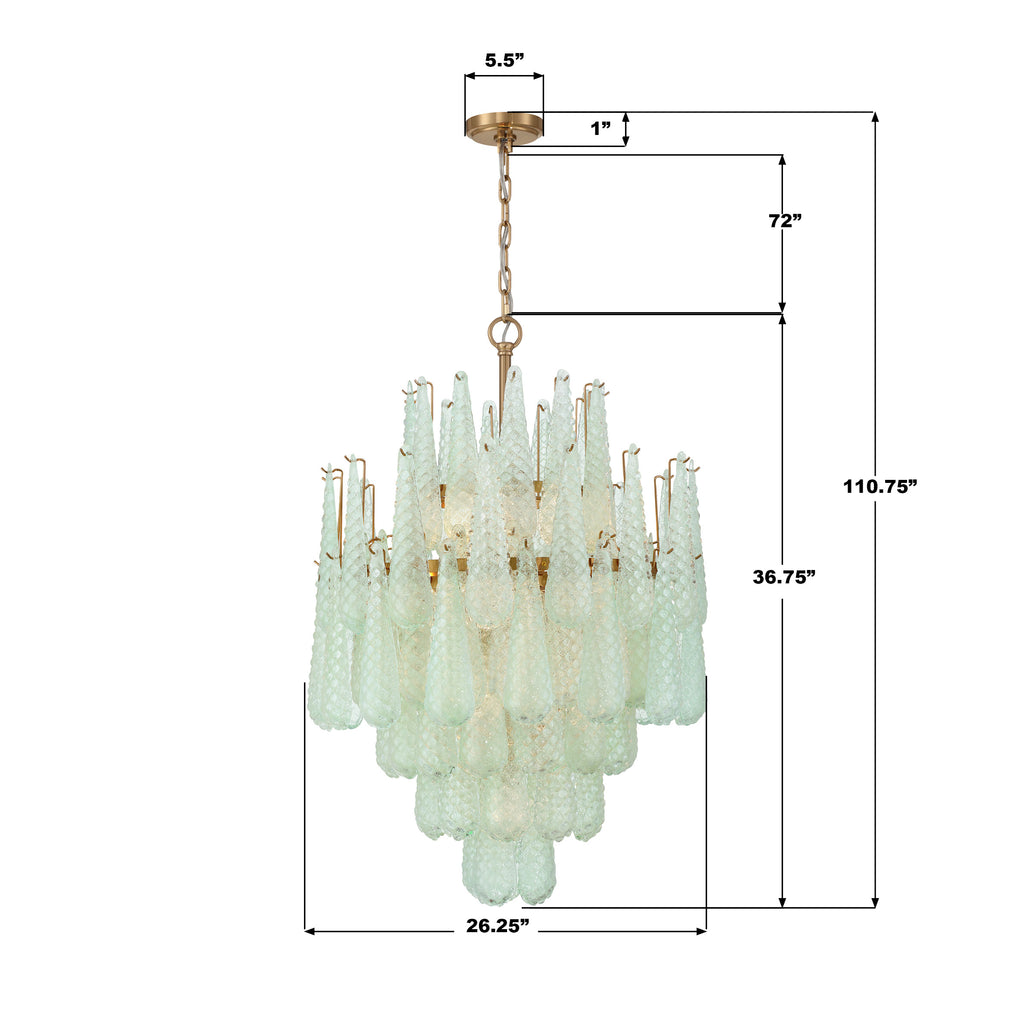 Ollie 21 Light Chandelier