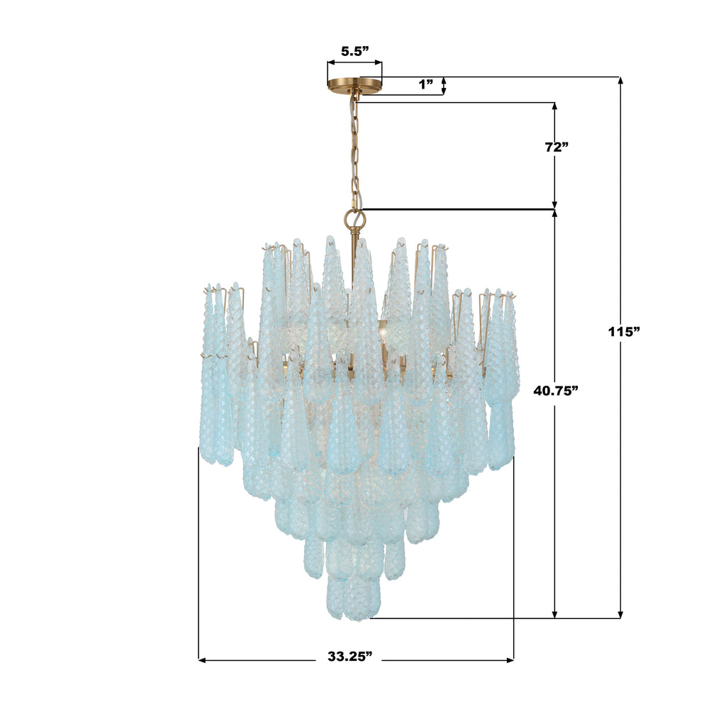 Ollie 21 Light Chandelier