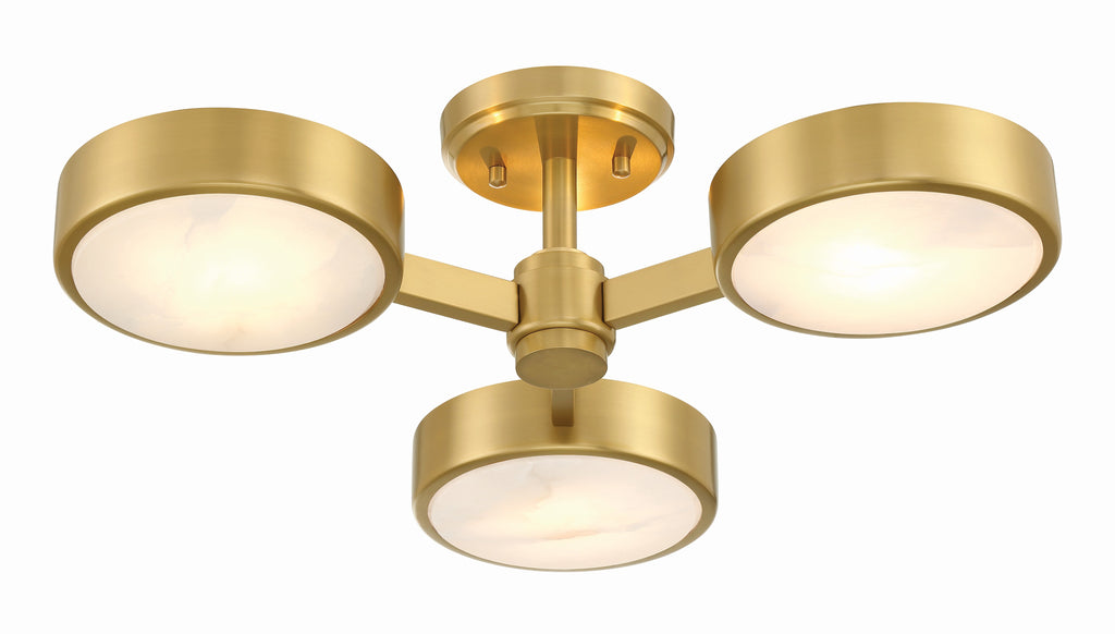 Orson 3 Light Semi Flush