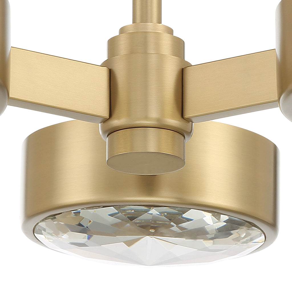 Orson 3 Light Semi Flush