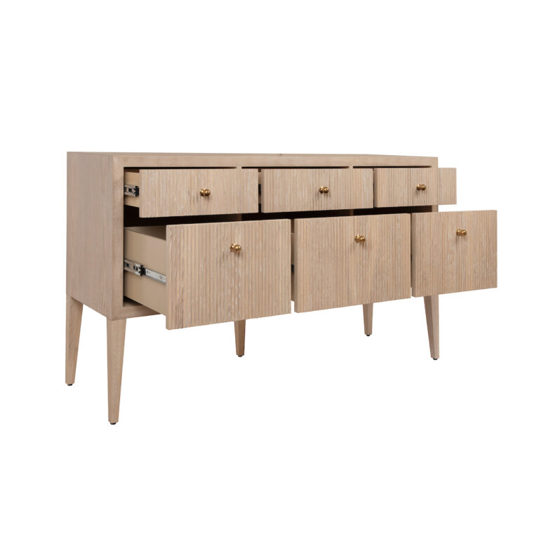 Palmer Buffet, Light Cerused Oak