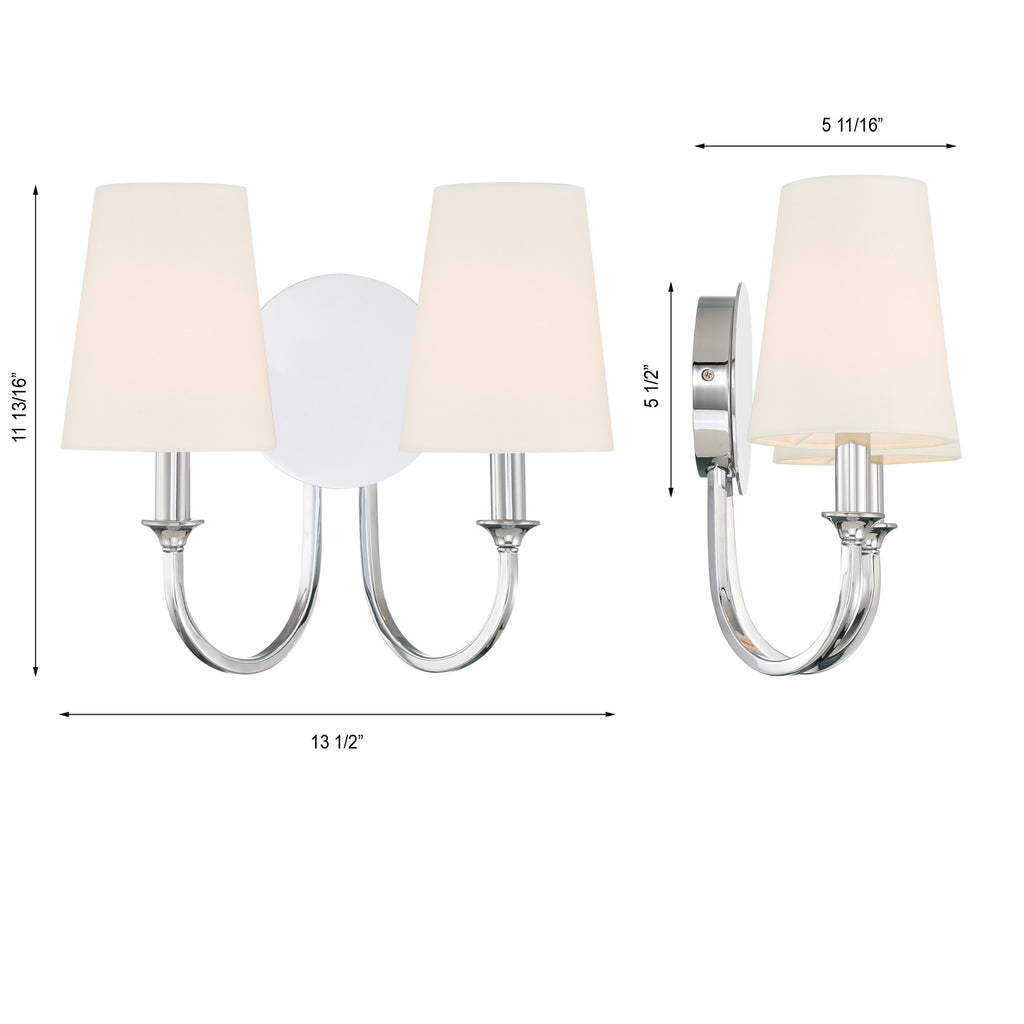 Payton 2 Light Sconce