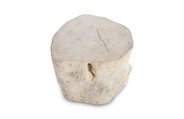 Log Stool, Roman Stone, LG