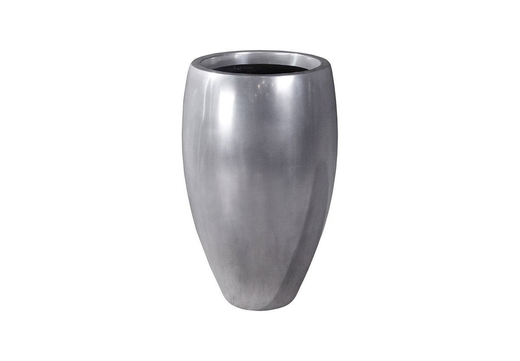 Classic Planter, Polished Aluminum, MD