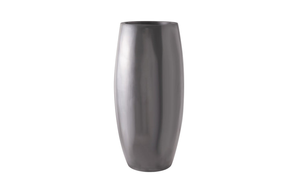 Elonga Planter, Polished Aluminum, LG