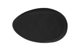 River Stone Coffee Table, Large, Gel Coat Black