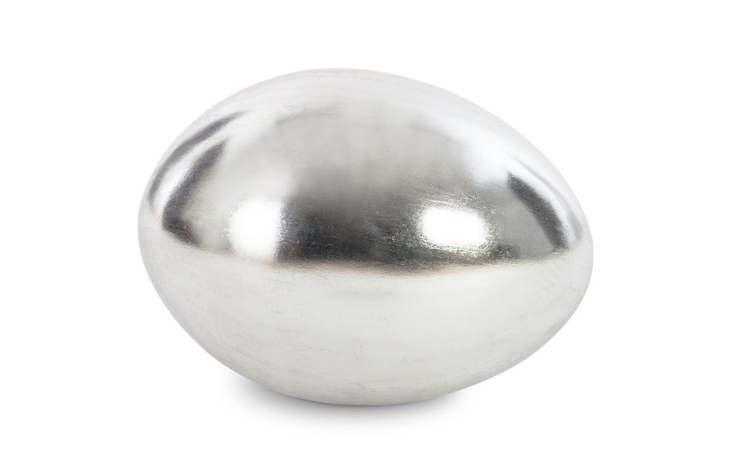 Sauropod Egg, Silver Leaf, LG