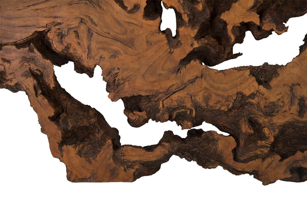 Burled Root Wall Art, Large, Faux Bois Finish