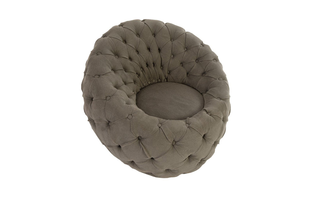 Egg Chair, Ramie Gray