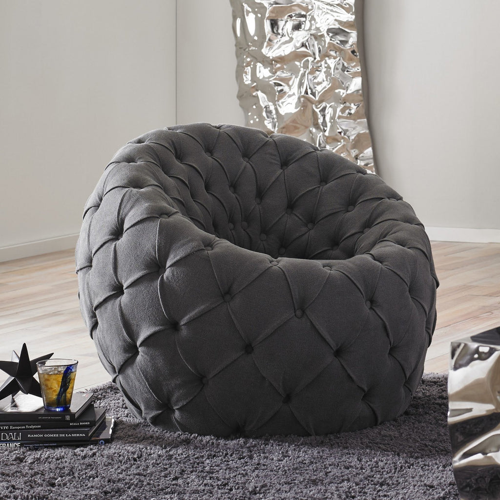 Egg Chair, Ramie Gray