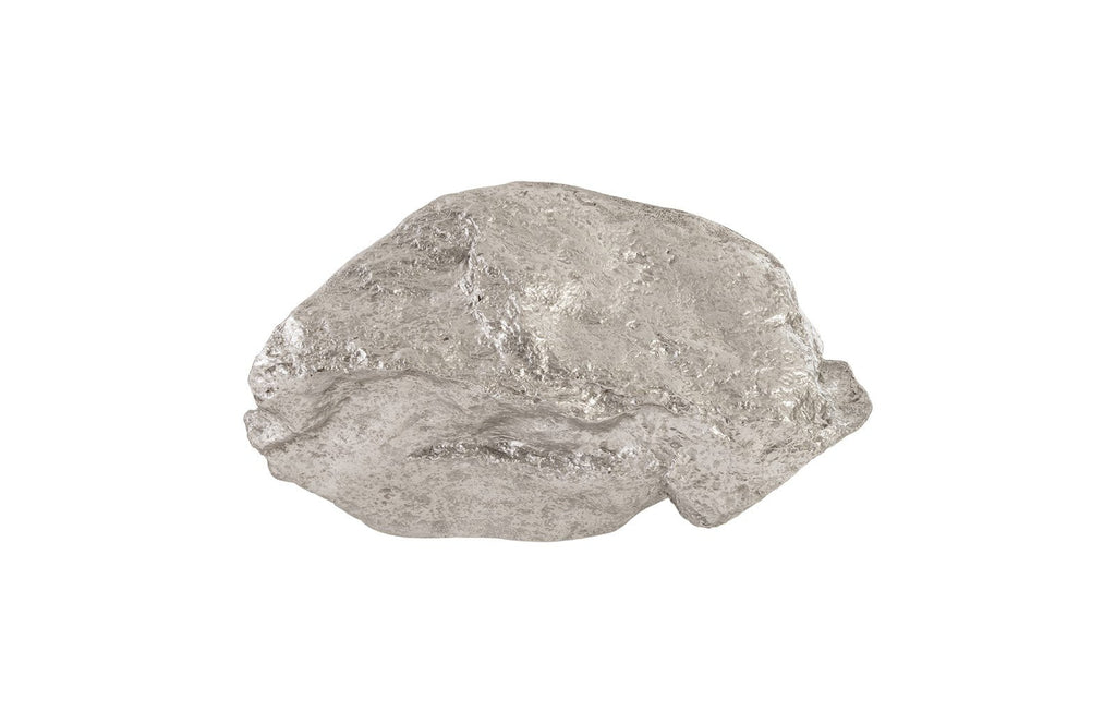 Boulder Wall Art, Silver Leaf