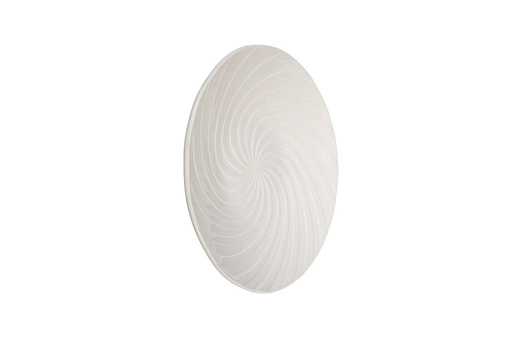 Turbo Dish Wall Art, Gel Coat White