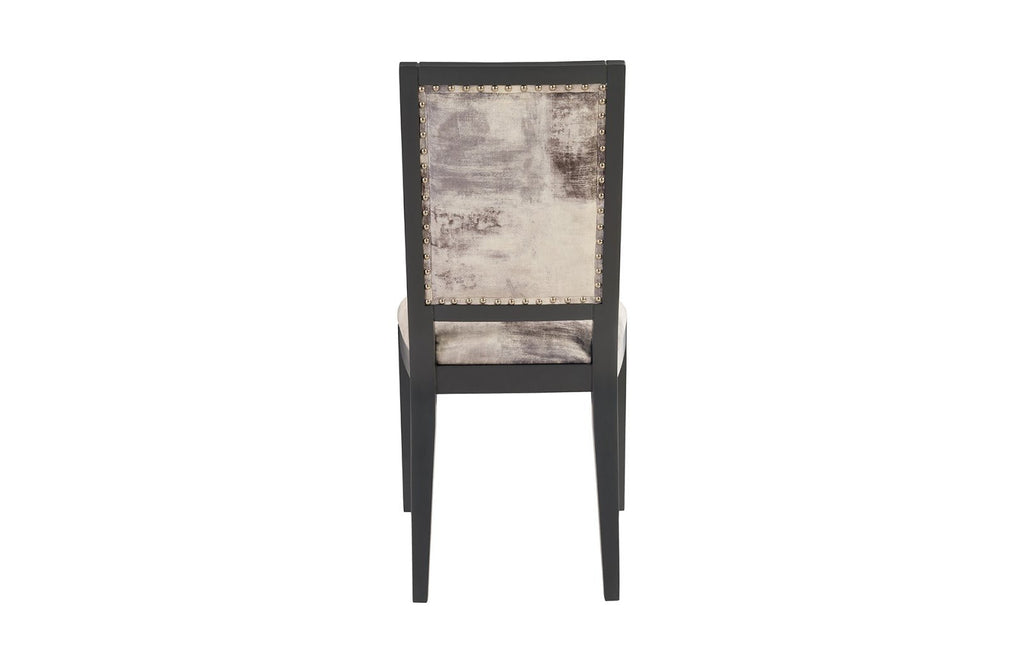 Mesmerize Dining Chair, Mist Gray, Gray Wooden Legs