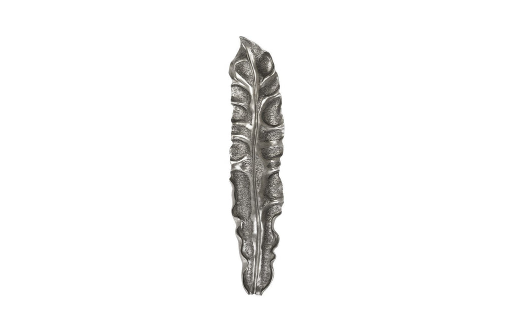 Petiole Wall Leaf, Silver, LG, Version B