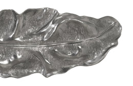 Petiole Wall Leaf, Liquid Silver, Colossal, Version A