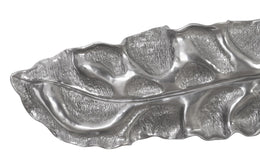Petiole Wall Leaf, Liquid Silver, Colossal, Version B