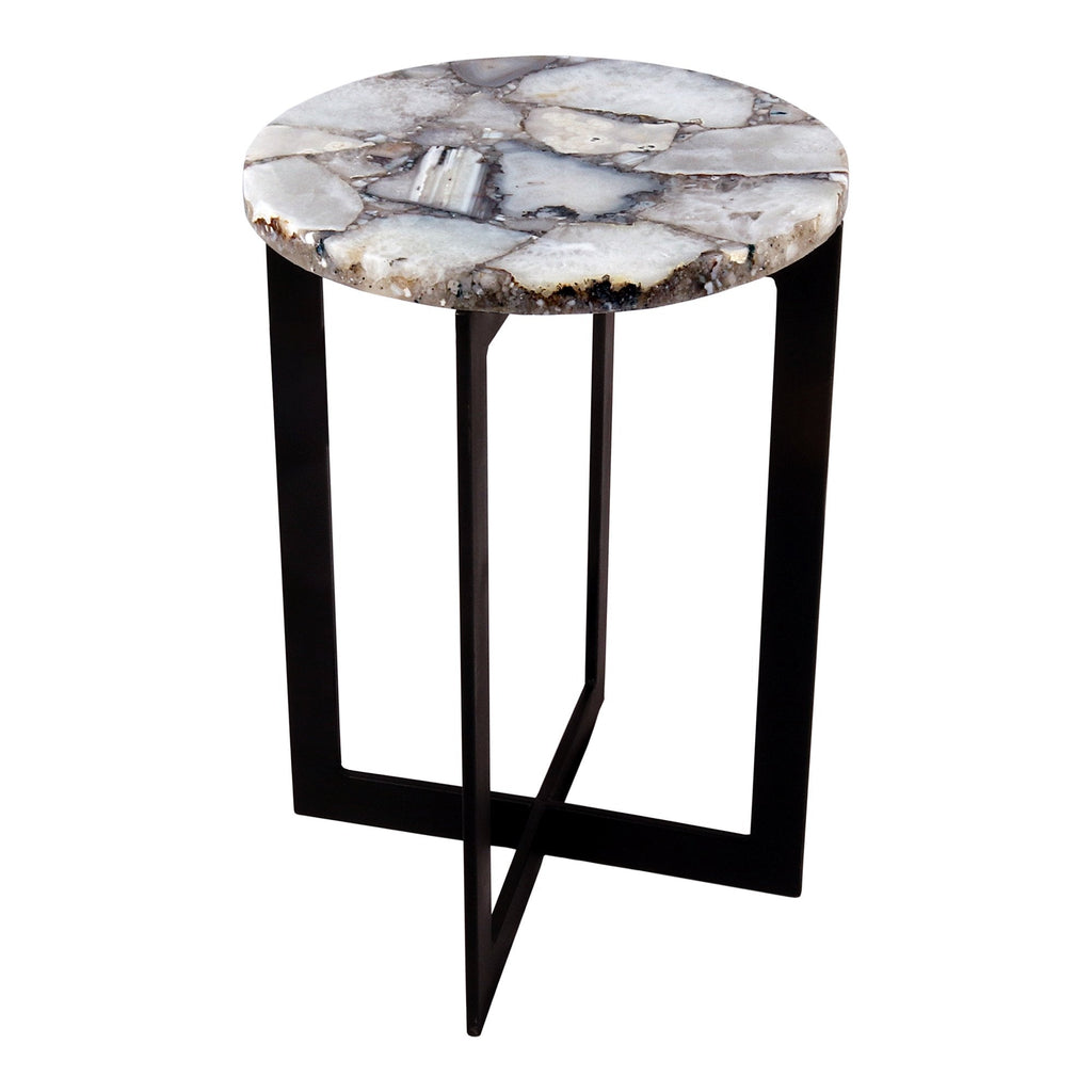 Blanca Agate Accent Table