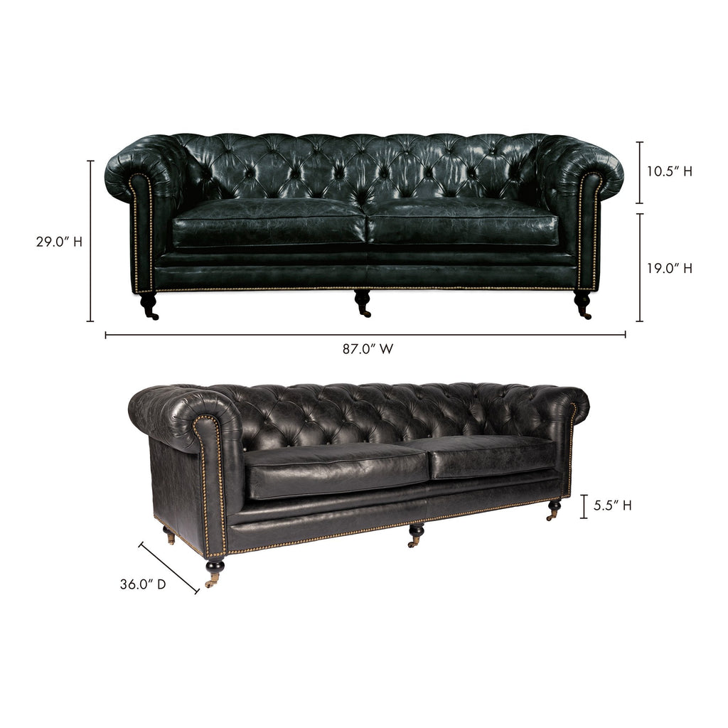 Birmingham Sofa, Black