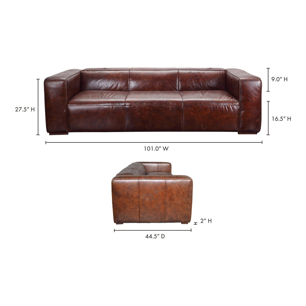 Bolton Sofa, Cappuccino Brown