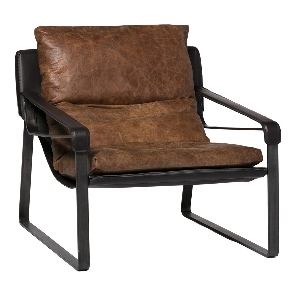 Connor Club Chair, Brown