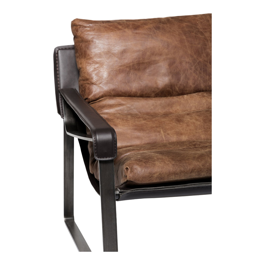 Connor Club Chair, Brown