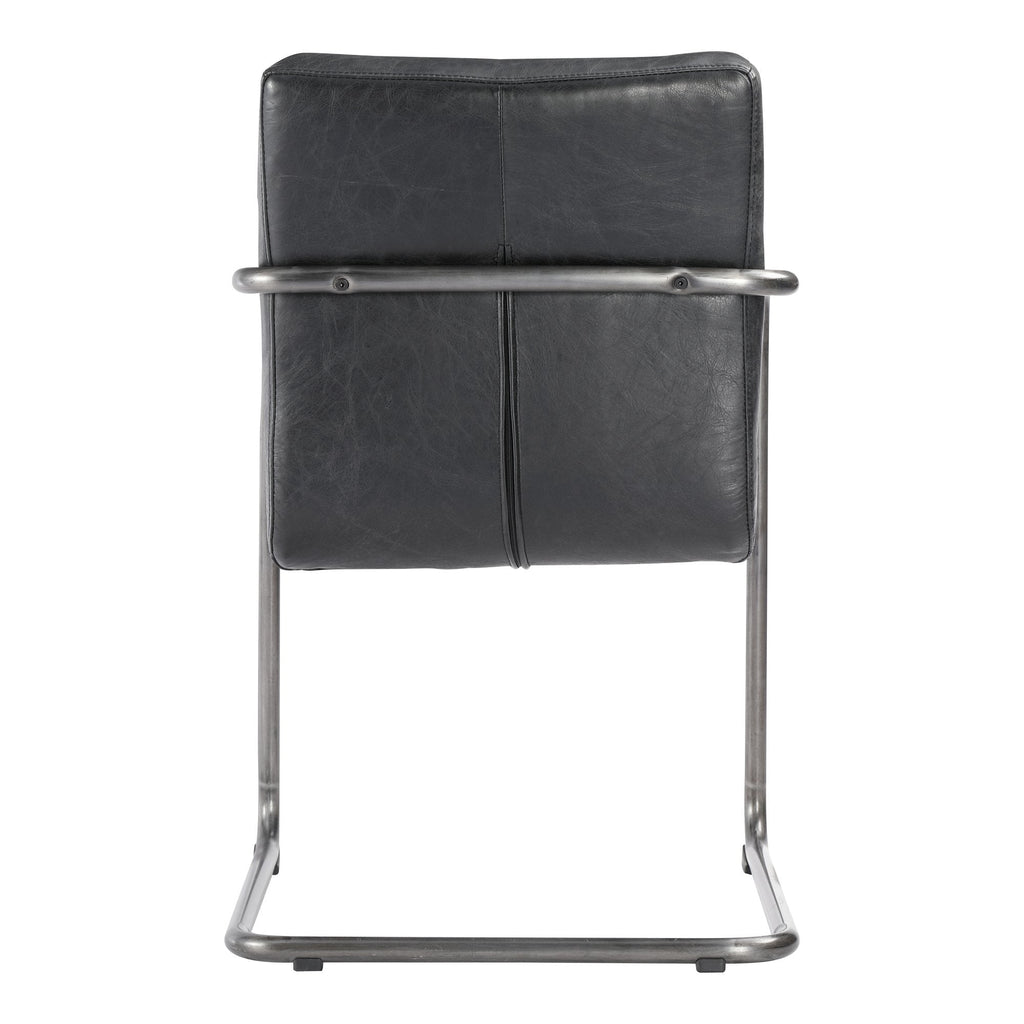 Ansel Armchair, Black, Set of 2