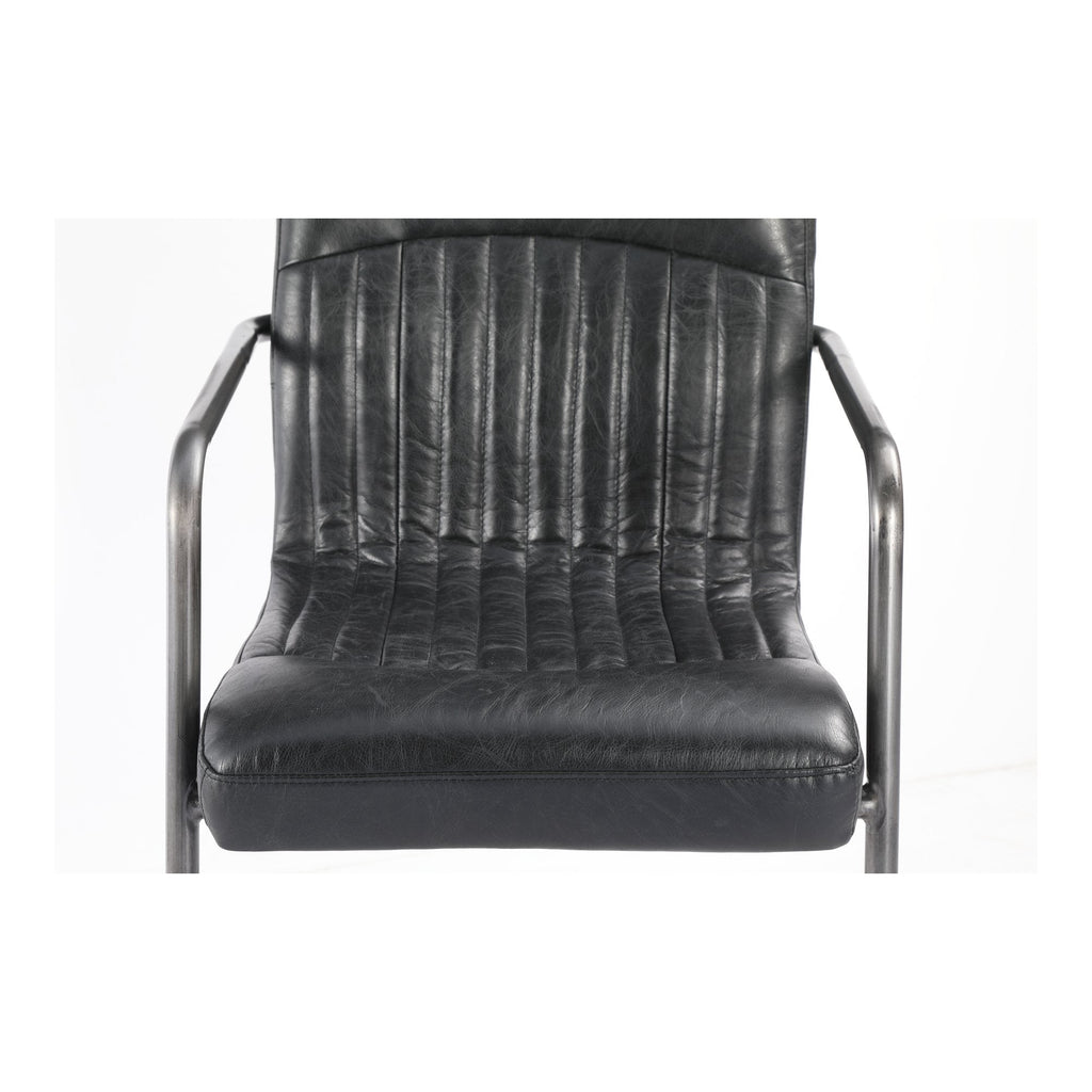 Ansel Armchair, Black, Set of 2