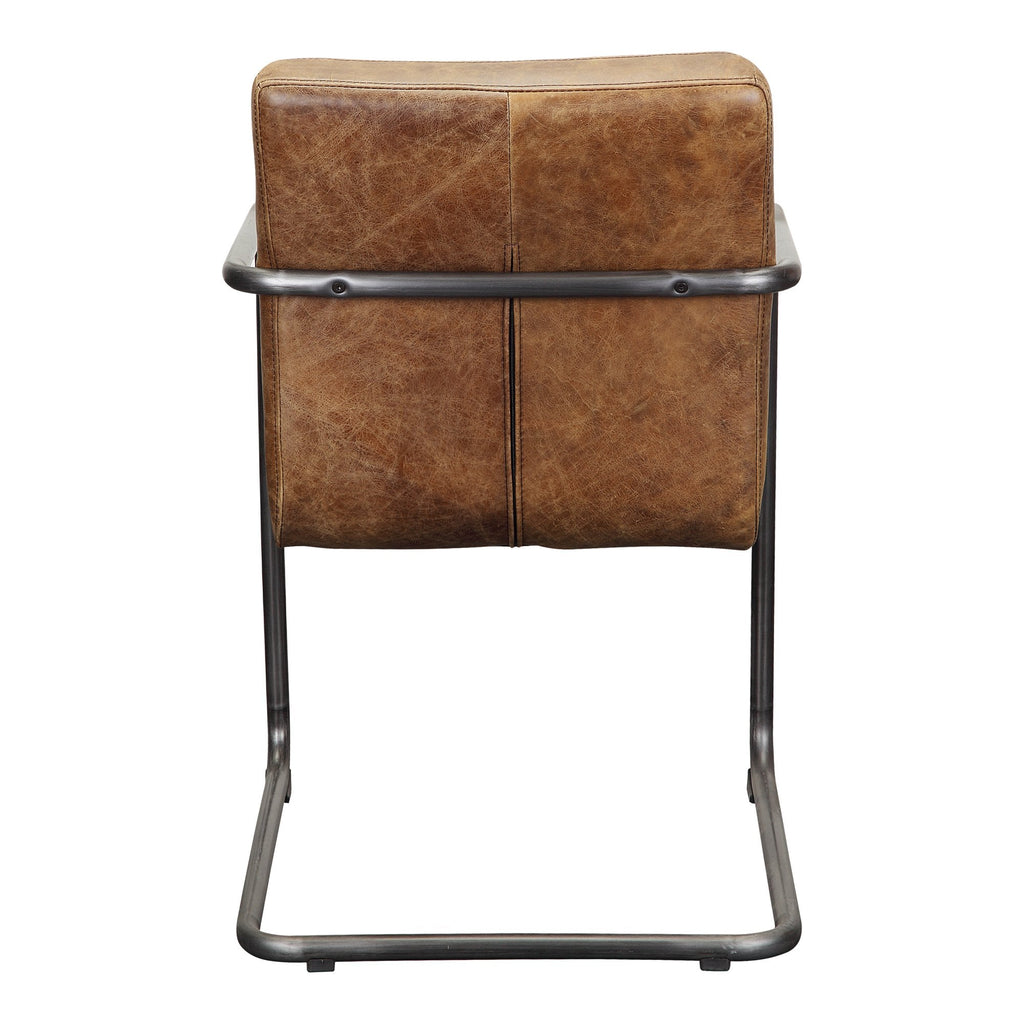 Ansel Armchair, Brown, Set of 2