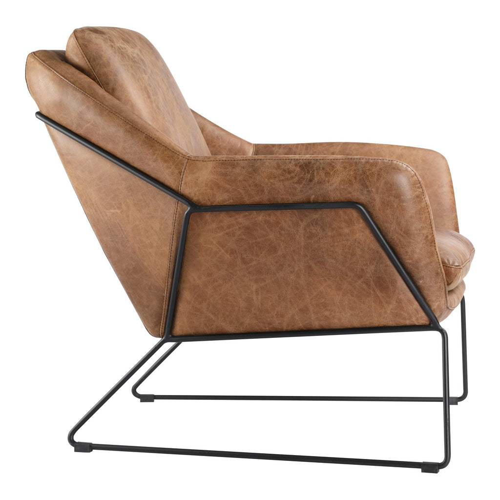 Greer Club Chair, Brown